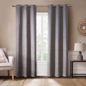 Hyde Lane Room Darkening Curtains Gray 2 Panels